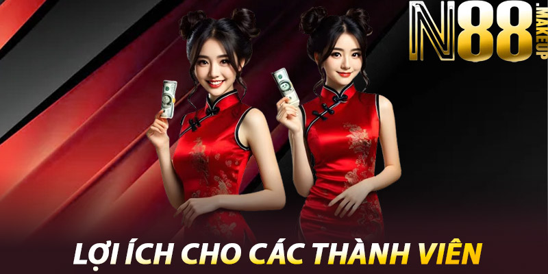Khuyến Mãi N88 - Tăng Gấp Đôi Cơ Hội Vàng Chiến Thắng 2 Lợi ích cho các thành viên